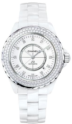 chanel j12 automatic h2013|chanel j12 white with diamonds.